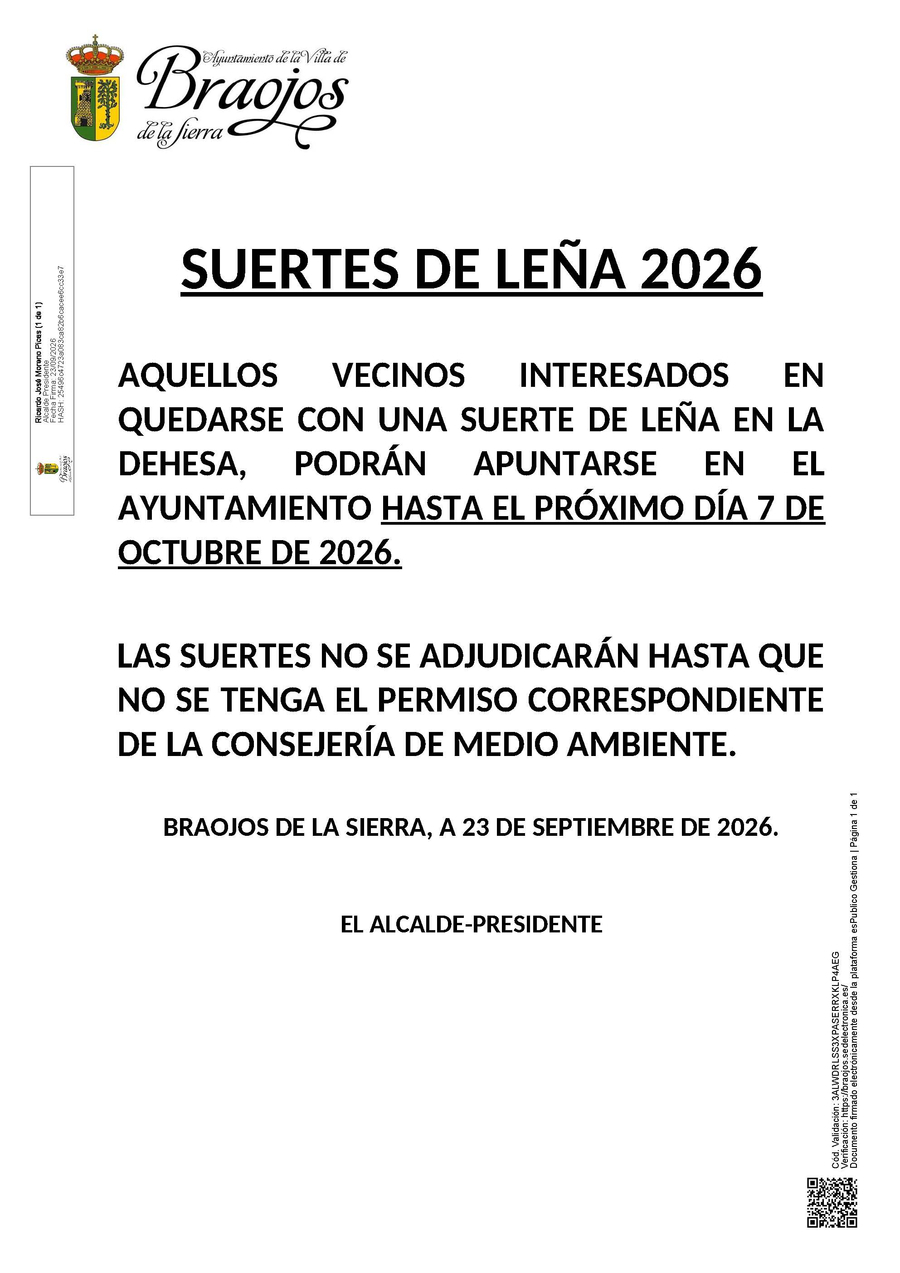 BANDO LENAS 2026