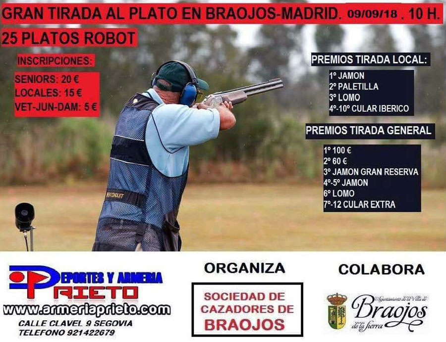 Tirada al plato Braojos 2018