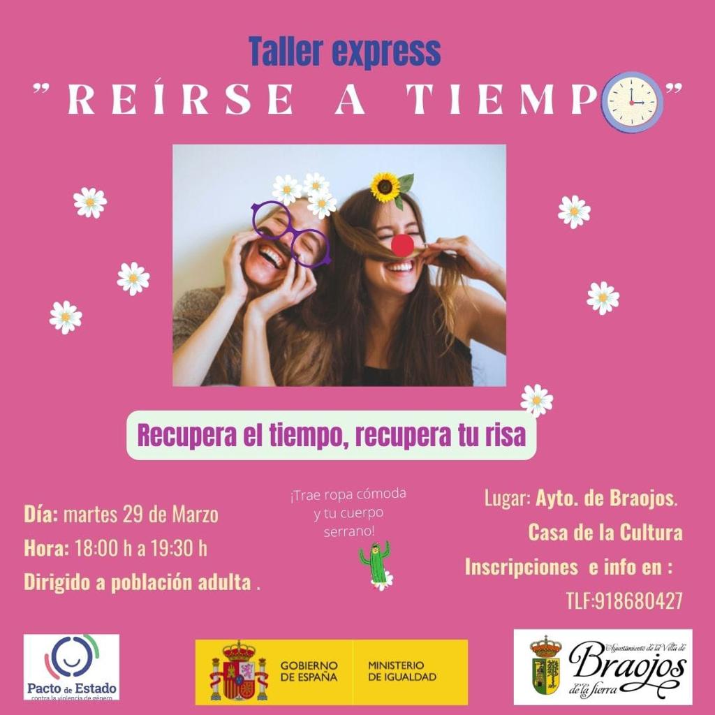 taller reirse a tiempo