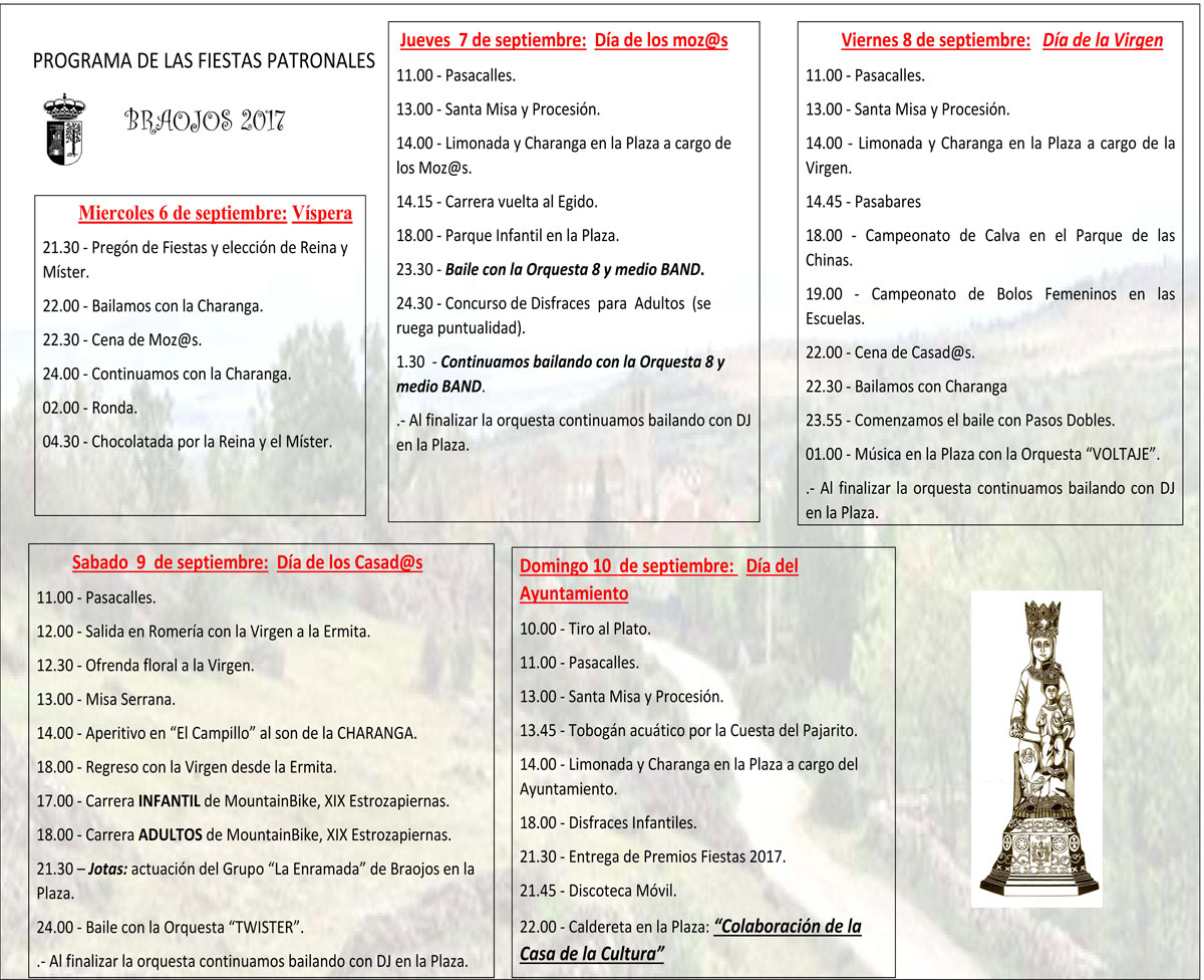 PROGRAMA FIESTAS sep 2017