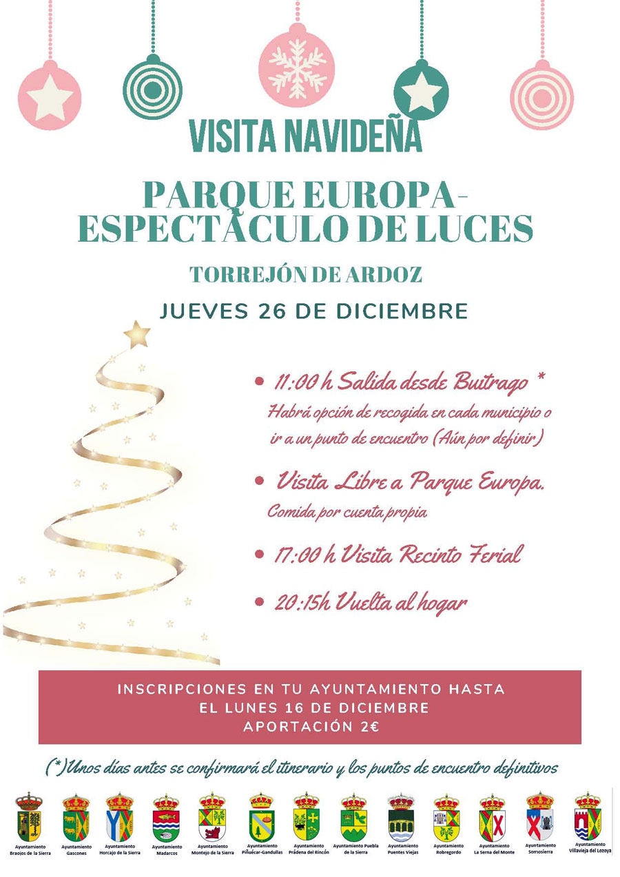 visita navidad parque europa 2019